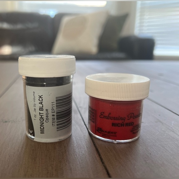 Embossing Powder & Black Stampendous Red Ranger - Picture 2 of 2